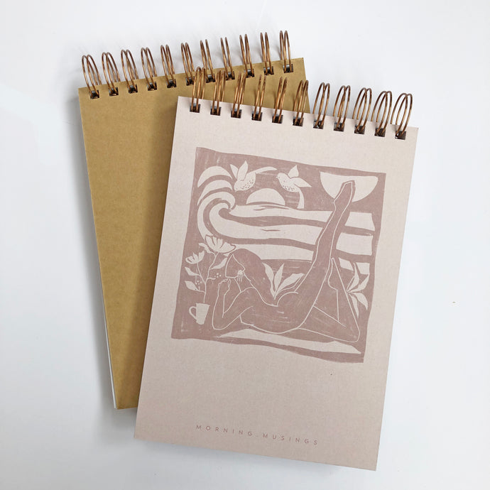 Eco Art Note Pad Morning Musings