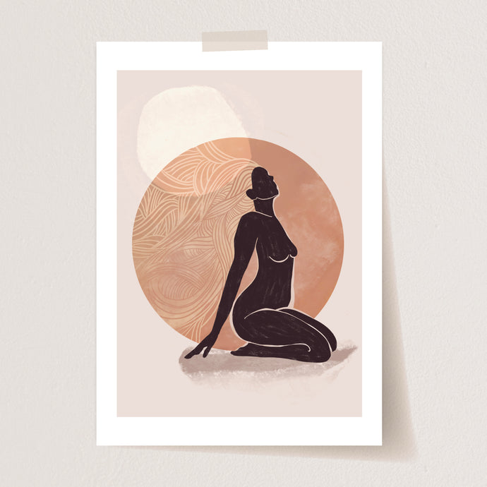 Eco 100% Recycled Print The Girl With Woven Hair A4